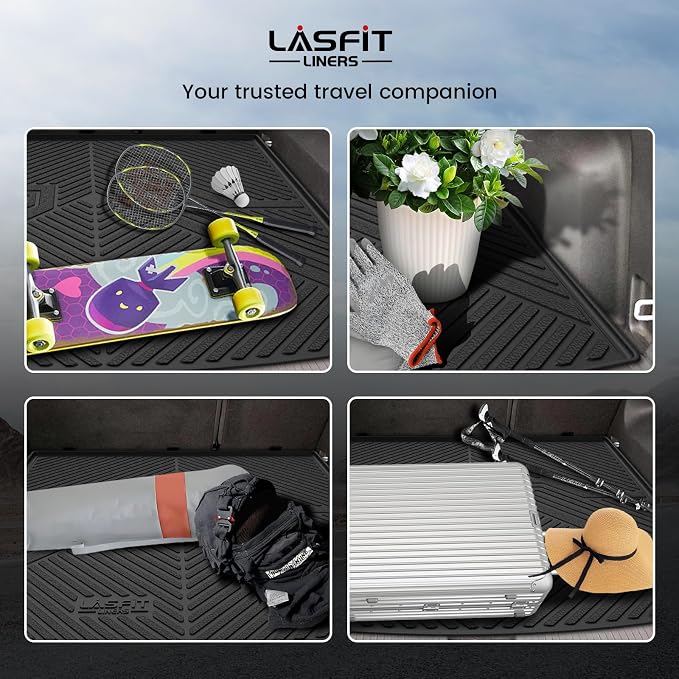 LASFIT Cargo Mat for Volkswagen Atlas Cross Sport 2020-2025, Custom Fit - Image 8