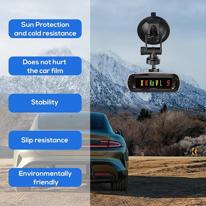 Super Radar Detector Mount, Super Car Windshield, Dashboard Suction Cup Bracket - Image 6
