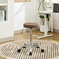 Adjustable Office Stool with Wheels 19.5’’-26.6’’ by FIRAVOE