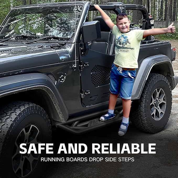 for Jeep JL Running Boards Drop Side Steps Compatible - Image 3