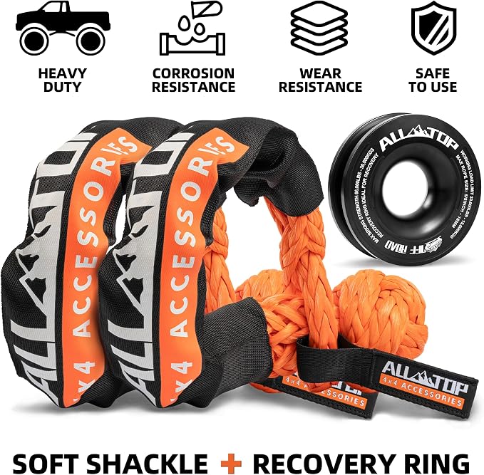 ALL-TOP Synthetic Soft Shackle & Recovery Ring Kit - Image 2