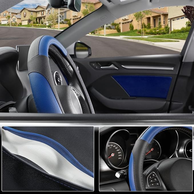 SEG Direct Car Steering Wheel Cover - Image 3