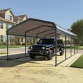 Heavy Duty Metal Carport 10x20 ft Galvanized Steel Frame RV Carport Storage All by Unknown