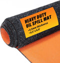 8.5 X 6.6 Ft Heavy Duty Oil Spill Mat, Garage Floor Mat by Unknown