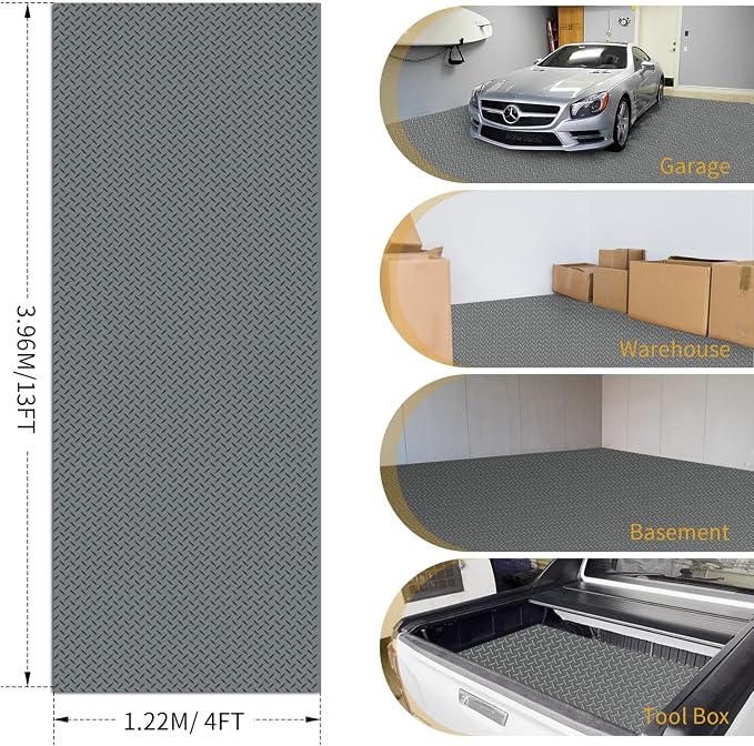 Premium Garage Floor Mat, Commercial Grade Heavy Duty Parking Mat - Image 7