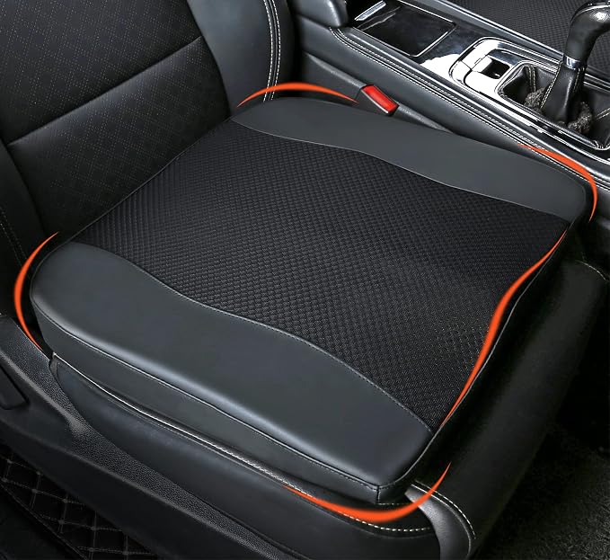 Car Seat Cushion, Comfort Memory Foam Car Cushions by LoftyAim