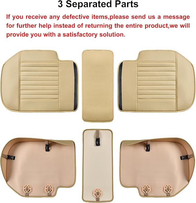 Back Seat Covers, Rear Seat Cushions, Auto Bench Protector - Image 4
