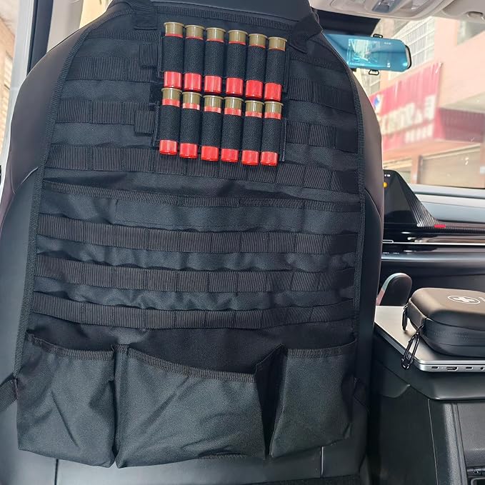Car Seat Back Organizer Tactical MOLLE Panel Back Seat Storage Bag Universal - Image 3