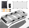 TUFFIOM 84"x 39"x 6" Universal Rooftop Cargo Carrier Basket, Extendable Steel by TUFFIOM