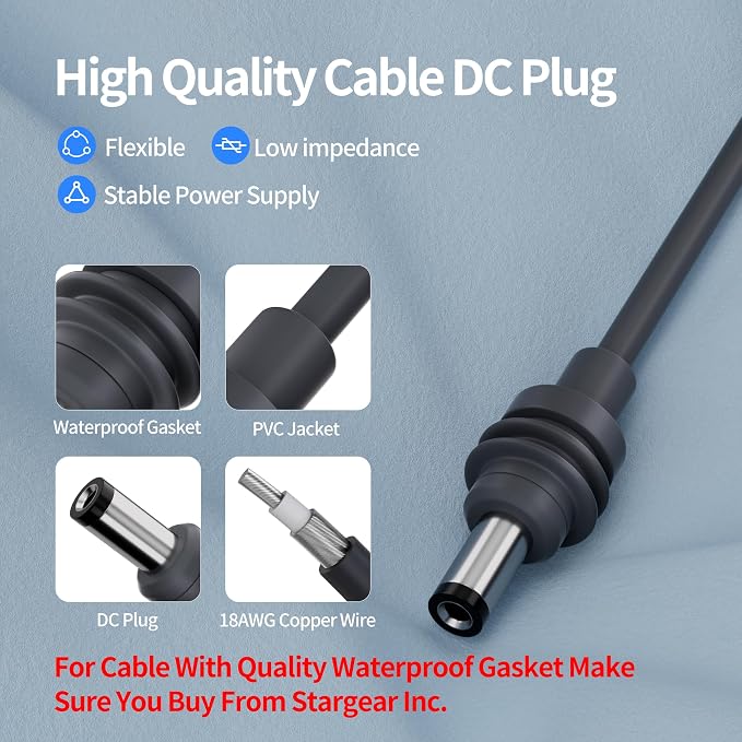 Starlink Gen 3 Power Cord 12V to 57V 4.5A Converter - Image 3