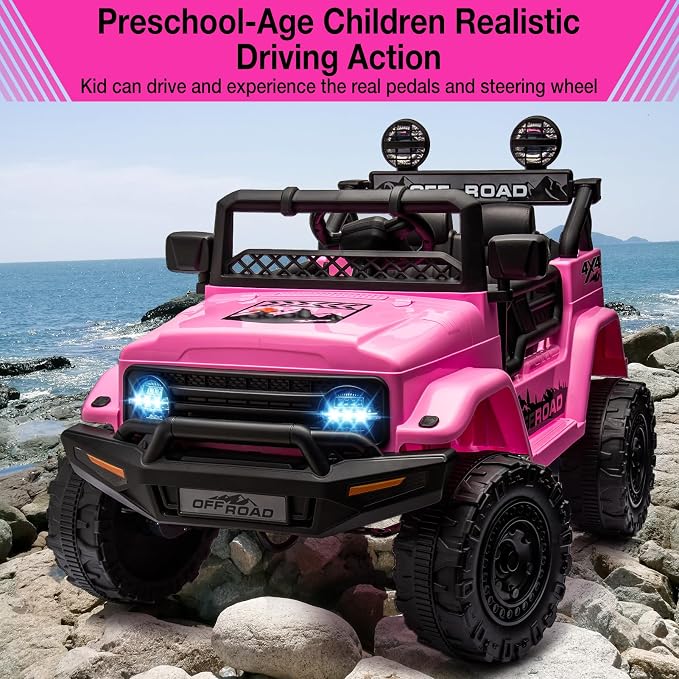 Garvee 12V Kids Ride On Truck Car - Image 2