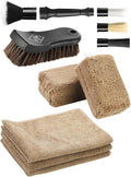 Fantasticlean 9PCS Car Interior Detailing Set, Microfiber Cloth & Applicator by Fantasticlean