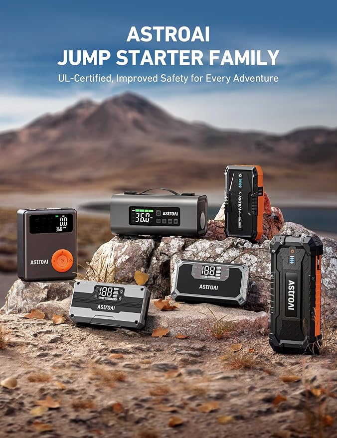 AstroAI T8 Car Battery Jump Starter, 2500A 8-in-1 Jump Box - Image 7