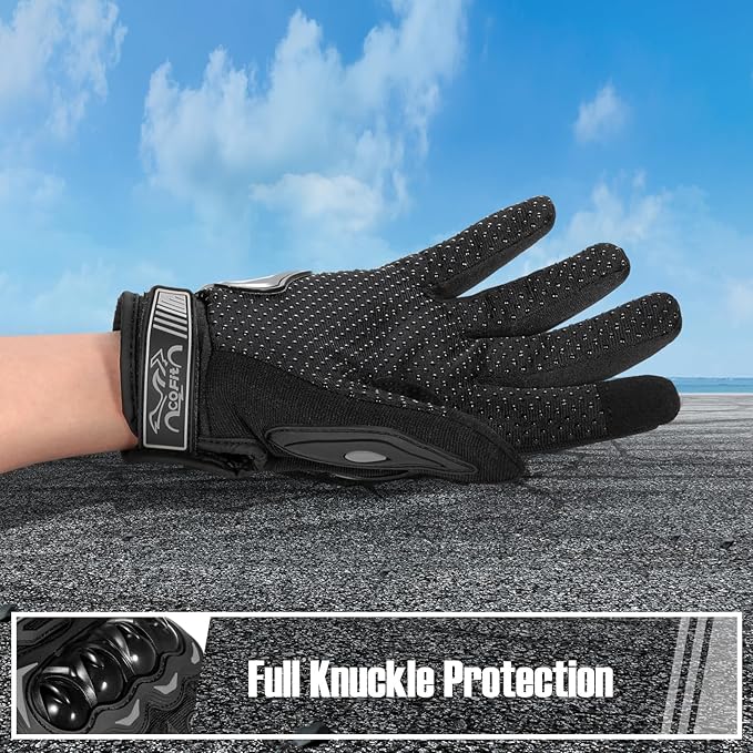 COFIT Motorcycle Gloves for Men and Women, Full Finger Touchscreen Motorbike - Image 4