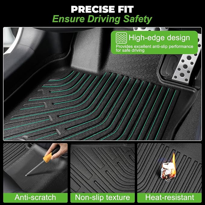 All Weather Floor Mats and Cargo Mat Set Fit - Image 4