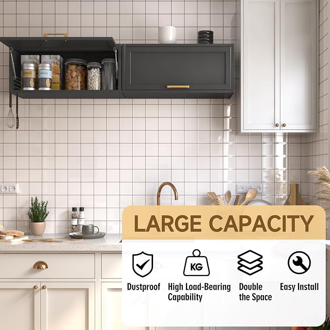 Metal Garage Wall Cabinet, Floating Tool Cabinet - Image 4