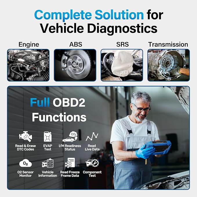 BLCKTEC 460T OBD2 Scanner Car Code Reader Engine ABS SRS Transmission - Image 2