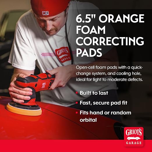Griot's Garage Orange Foam Correcting Pads - Image 2