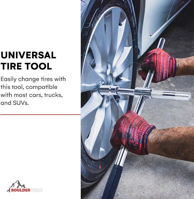 Boulder Tools 23 inch 4 Way Lug Wrench - Image 2