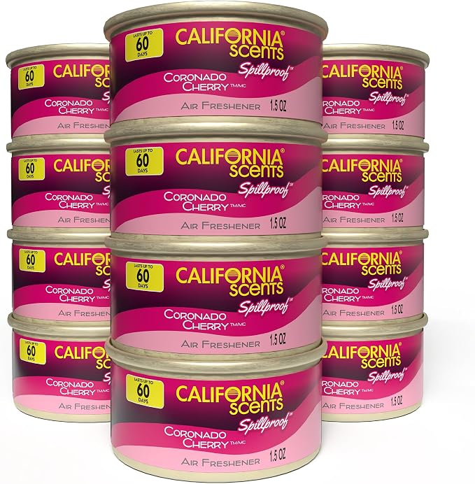 Can Air Freshener and Odor Neutralizer by California Scents, Coronado Cherry by CaliforniaScents