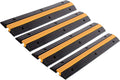 4 Pack Rubber Cable Ramp Hose Cable Protector Ramp 1 Channel 11000Lbs Load by F+COME
