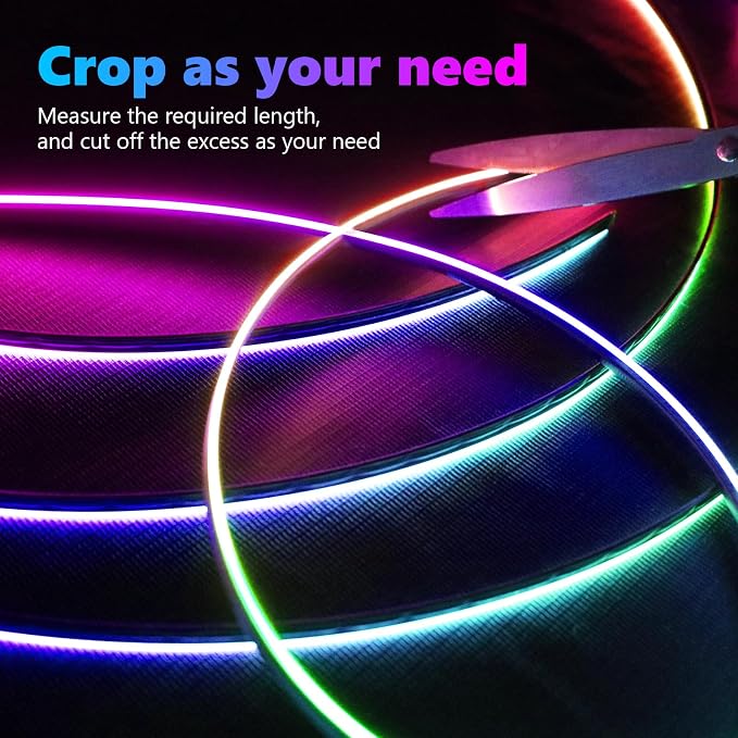 Dreamcolor Acrylic Interior Car Lights, AMKI Car LED Strip Light - Image 7