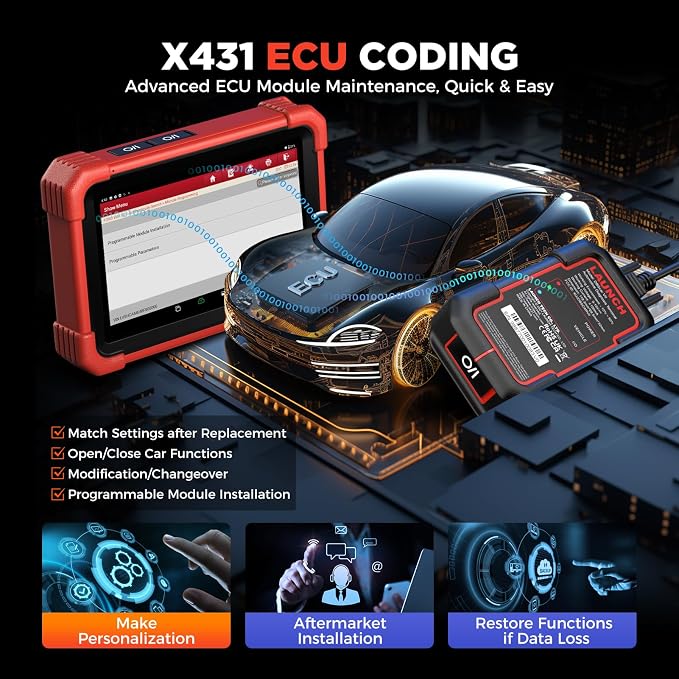 LAUNCH X431 CRP919XBT OBD2 Scanner, 2025 Wireless Bidirectional Scan Tool - Image 3