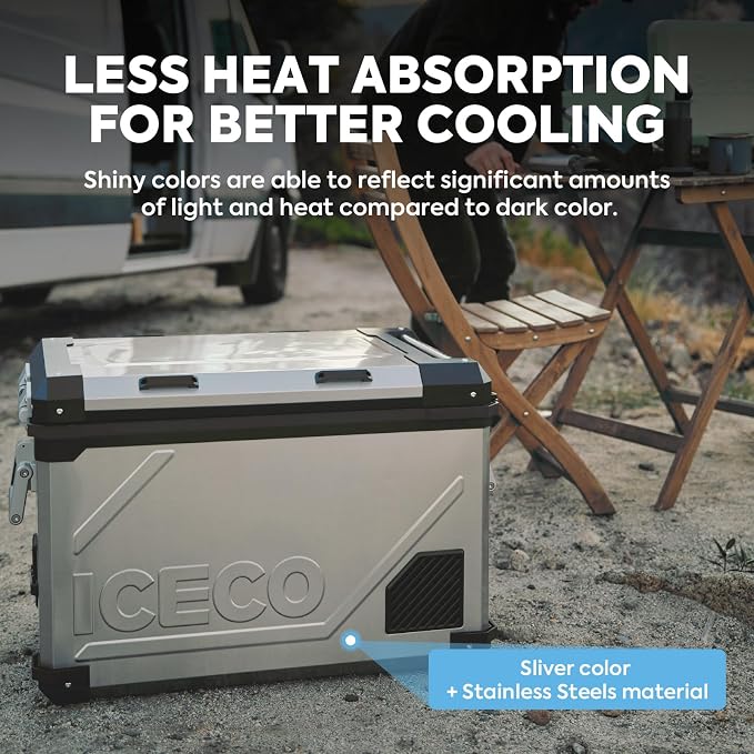 ICECO APL55 Dual Zone Portable Refrigerator Bluetooth Controlled, 55 Liter 12v - Image 9