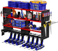 FAHKNS Power Tool Organizer Wall Mount, 4 Layer Heavy Duty Metal Tool Storage by FAHKNS