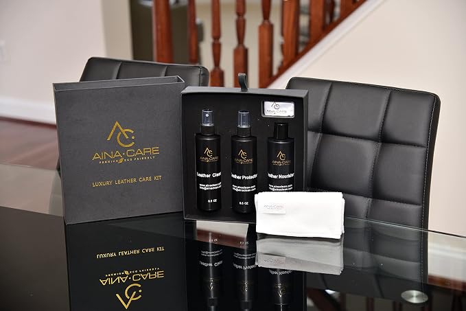 Complete Leather Care Kit Cleaner, Conditioner & Protection Restores & - Image 4