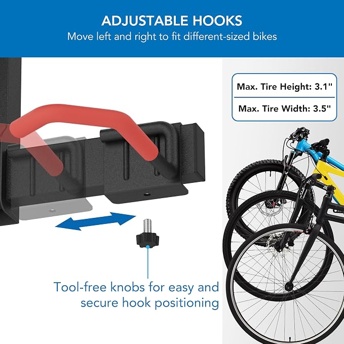 Mount-It! WheelsUp Bike Storage Rack - Image 7