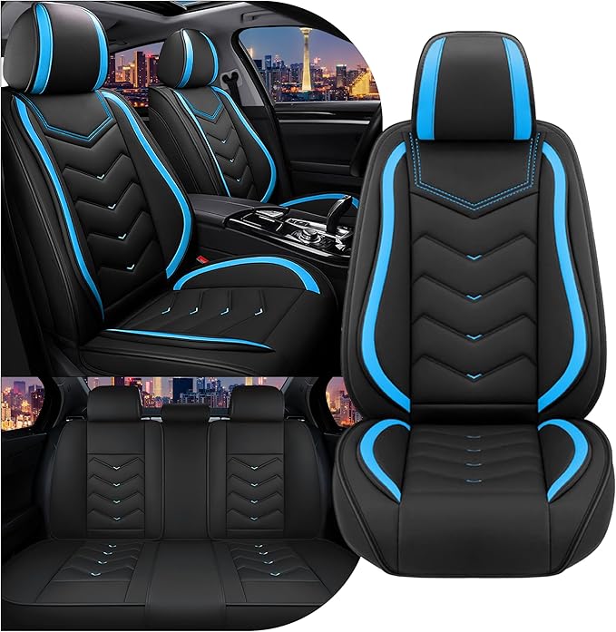 Car Seat Covers for Chrysler Pacifica 2004-2025, Stylish Sport Seat Cover by Unknown