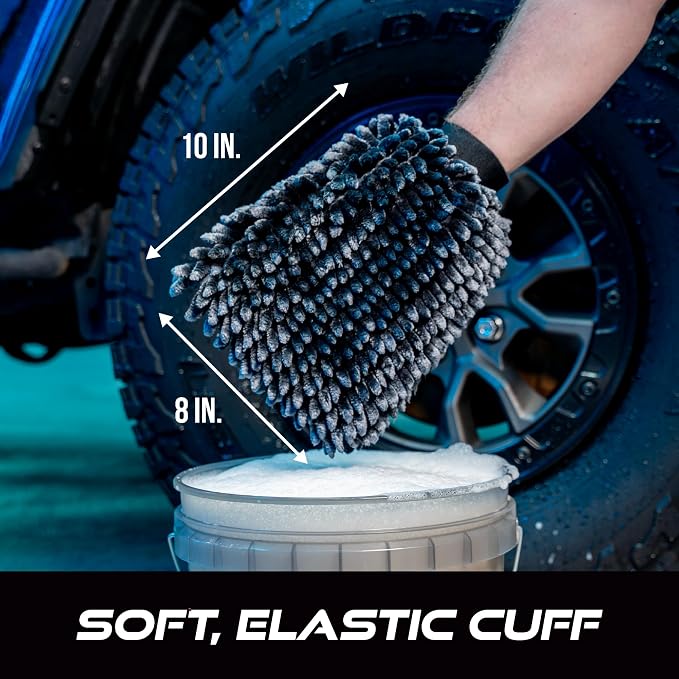 VIKING Car Wash Mitt, Microfiber - Image 6