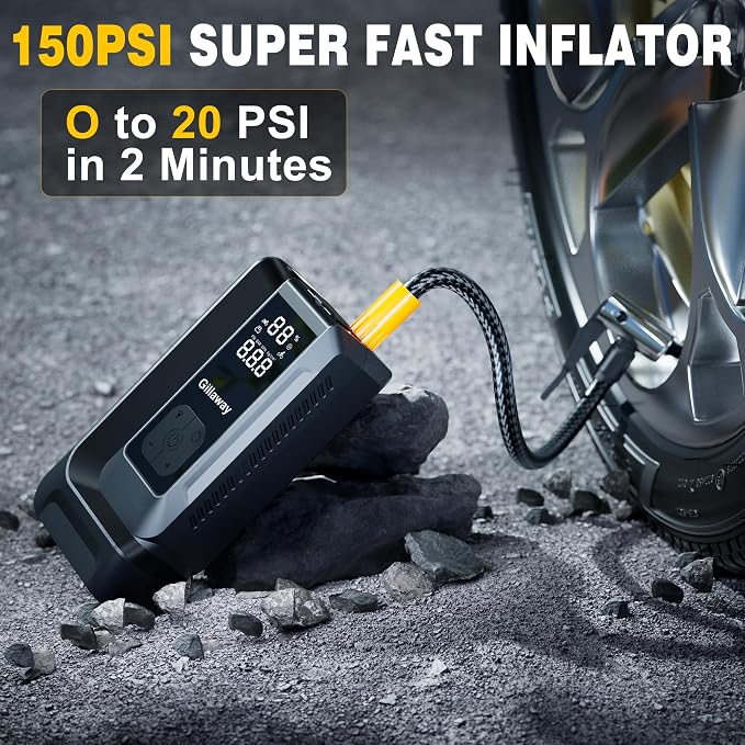 7-in-1 Jump Starter 6000A Car Jumper Starter Portable - Image 3