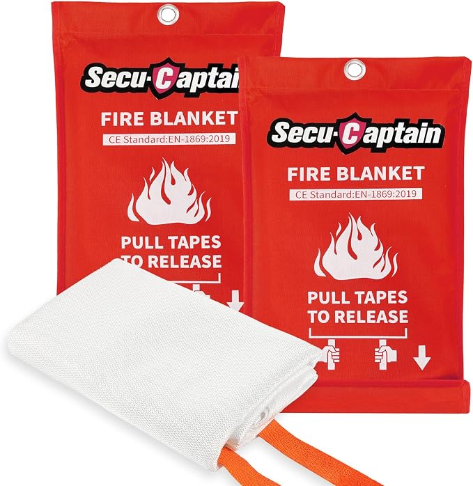 SecuCaptain Emergency Fire Blanket by SecuCaptain