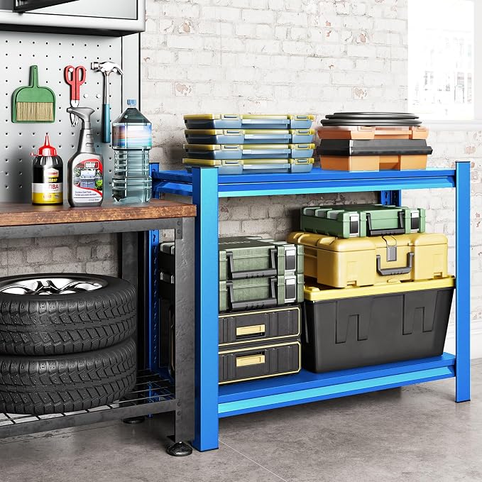 40" W Garage Shelving Heavy Duty，1000LBS Loads Adjustable Garage Storage Shelves - Image 2