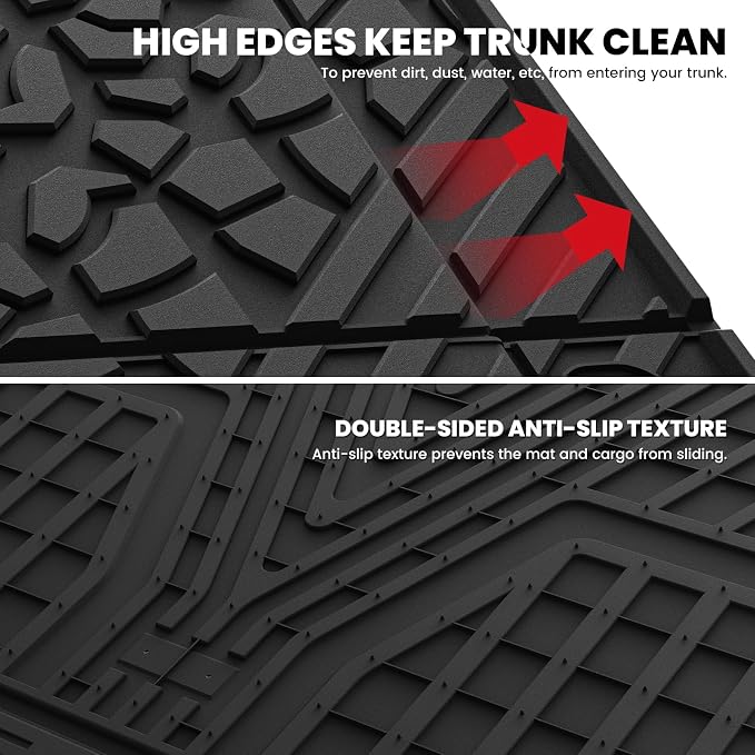 LASFIT Trunk Mat for Jeep Wrangler Unlimited 4XE 2021-2024 2025 4 Door - Image 4