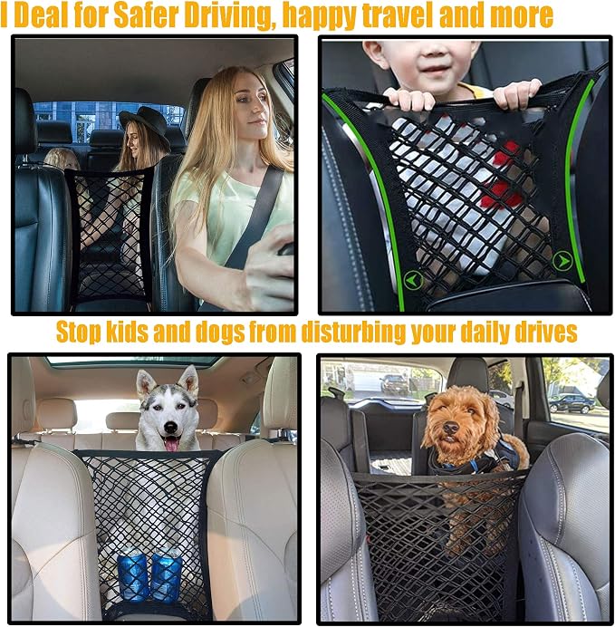 DYKESON Pet Barrier Dog Car Net Barrier - Image 2