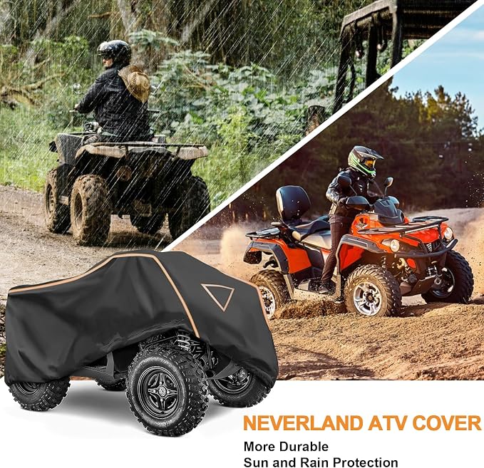 Neverland ATV Cover Waterproof Outdoor Heavy Duty ATV Covers Dustproof Anti-UV - Image 7
