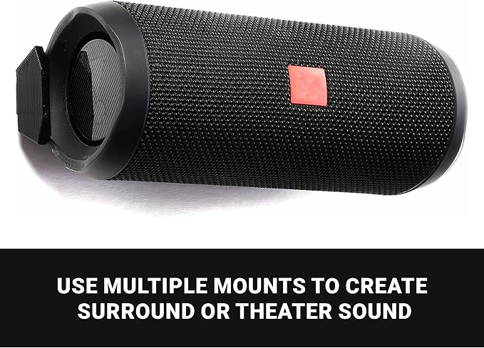 Spartan Mounts Compatible with JBL Flip 5 Bluetooth Speakers | Low Profile Wall - Image 6