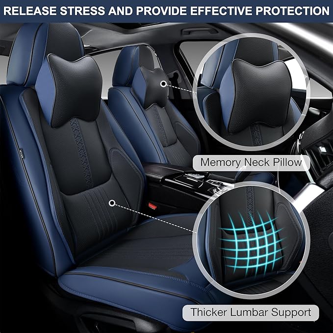 Front Seat Covers, 2 Pieces Universal Seat Covers - Image 3