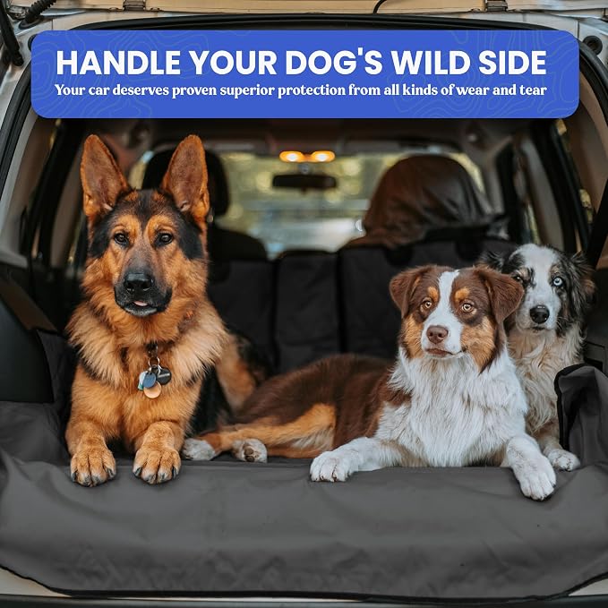 4Knines SUV Cargo Liner for Dogs, Trunk Mat for SUV, Durable Cargo Cover - Image 7