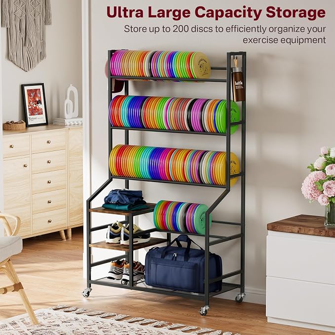 Portin 5 Tier Disc Golf Storage Rack, Disc Station Organizer - Image 3