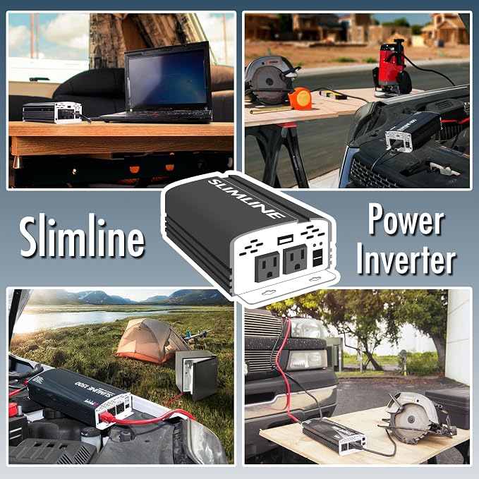 Wagan EL3718 800W Slim Line AC to DC Power Inverter 800W TrueRated Continuous - Image 6