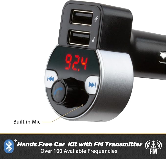 Scosche SBTFM4-XCES0 Select Bluetooth 5.0 FM Transmitter w/ Dual USB Charger - Image 3