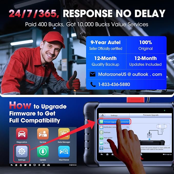 Autel Scanner MaxiCOM MK808S: 2025 Bidirectional Tool as MK808BT Pro MX808S - Image 9