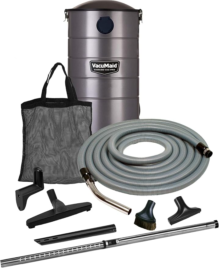 VacuMaid GV30PRO Wall Mounted Garage and Car Shop Vacuum Cleaner by VacuMaid