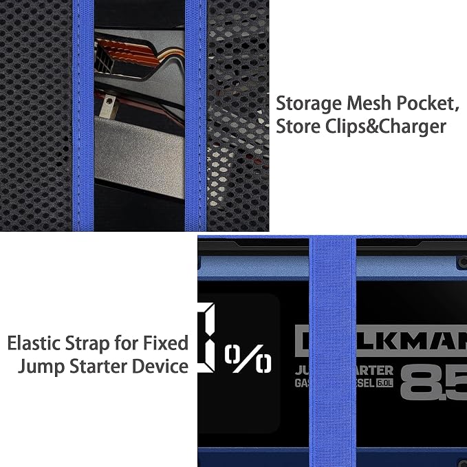 Aenllosi for HULKMAN Alpha85/Alpha85S/Alpha Pro Jump Starter Hard Carrying Case - Image 2