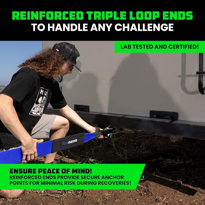 Rhino USA Recovery Tow Strap - Image 3