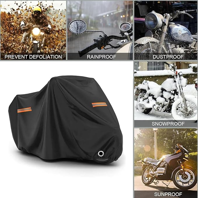 Motorcycle Cover, 210D Oxford Cloth, - Image 6